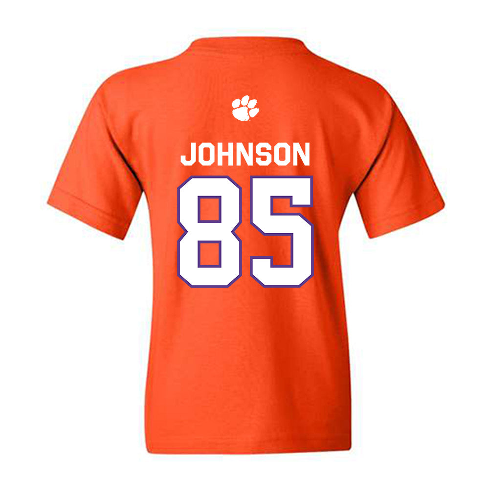 Clemson - NCAA Football : Charlie Johnson - Classic Shersey Youth T-Shirt-1