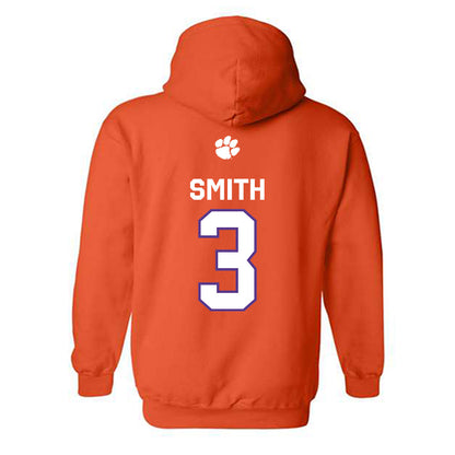 Clemson - NCAA Football : Tristan Smith - Classic Shersey Hooded Sweatshirt-1