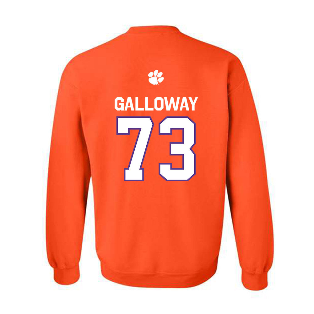 Clemson - NCAA Football : Hayes Galloway - Classic Shersey Crewneck Sweatshirt-1