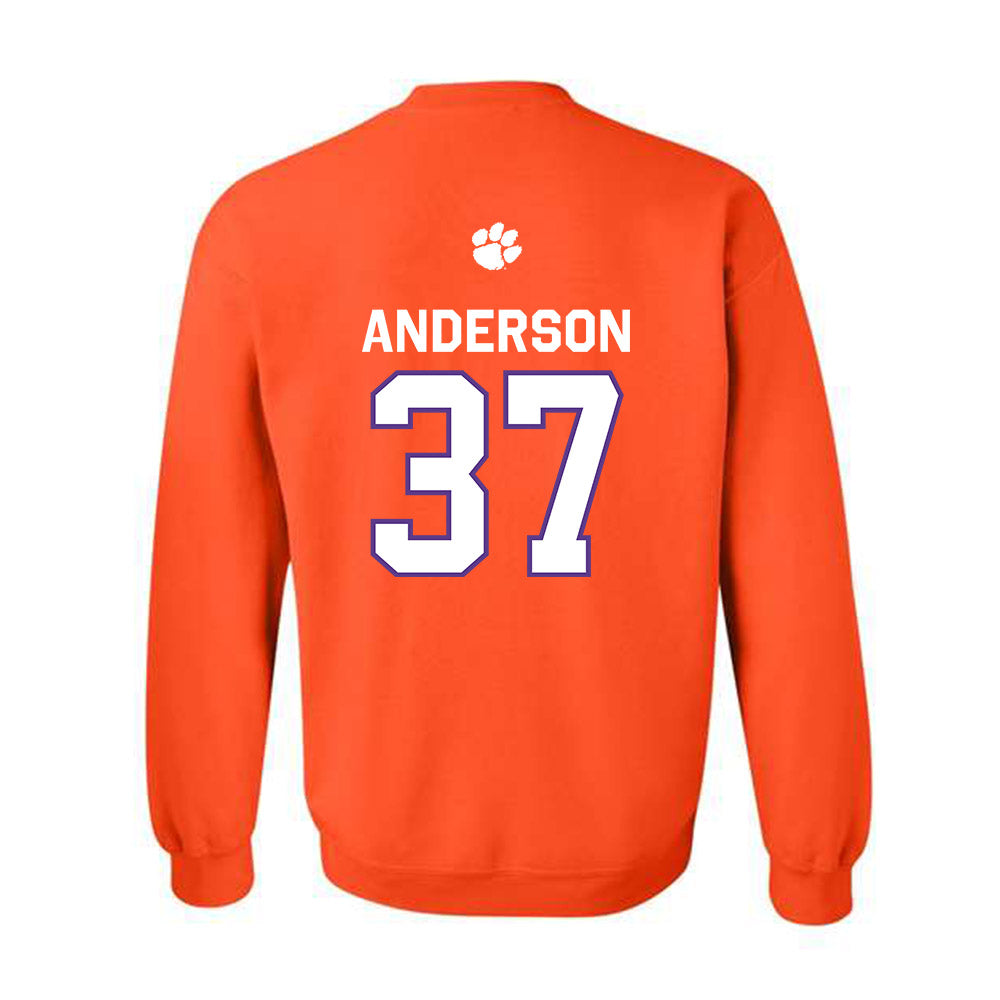 Clemson - NCAA Football : Logan Anderson - Classic Shersey Crewneck Sweatshirt-1
