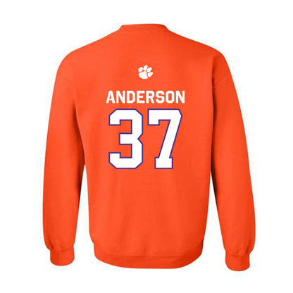 Clemson - NCAA Football : Logan Anderson - Classic Shersey Crewneck Sweatshirt-1