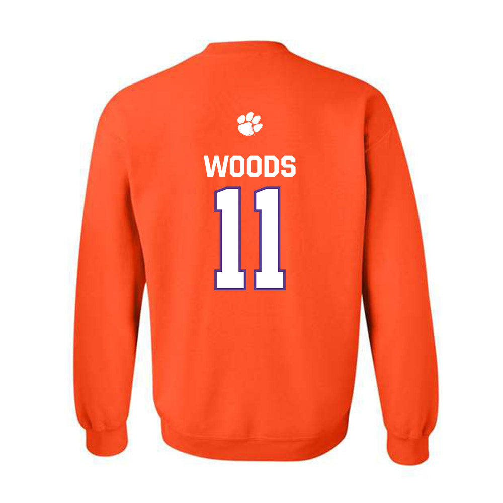 Clemson - NCAA Football : Peter Woods - Classic Shersey Crewneck Sweatshirt-1