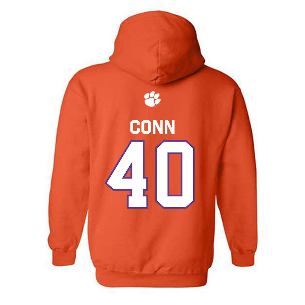 Clemson - NCAA Football : Brodey Conn - Classic Shersey Hooded Sweatshirt-1