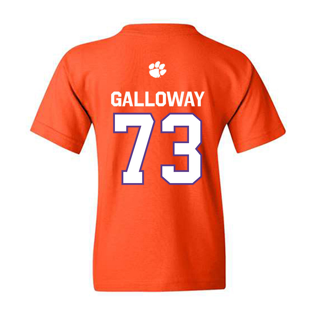 Clemson - NCAA Football : Hayes Galloway - Classic Shersey Youth T-Shirt-1