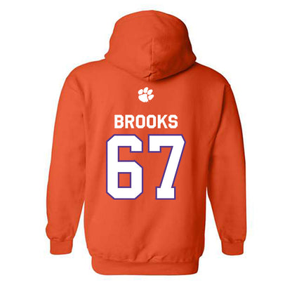 Clemson - NCAA Football : Nathan Brooks - Classic Shersey Hooded Sweatshirt-1