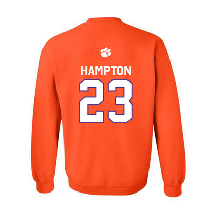 Clemson - NCAA Football : Ashton Hampton - Classic Shersey Crewneck Sweatshirt-1