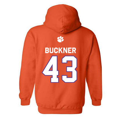 Clemson - NCAA Football : J.R. Buckner - Classic Shersey Hooded Sweatshirt-1