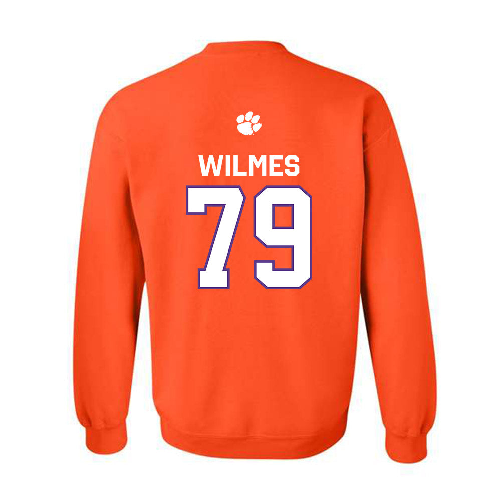Clemson - NCAA Football : Braden Wilmes - Classic Shersey Crewneck Sweatshirt-1
