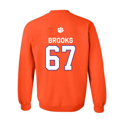 Clemson - NCAA Football : Nathan Brooks - Classic Shersey Crewneck Sweatshirt-1