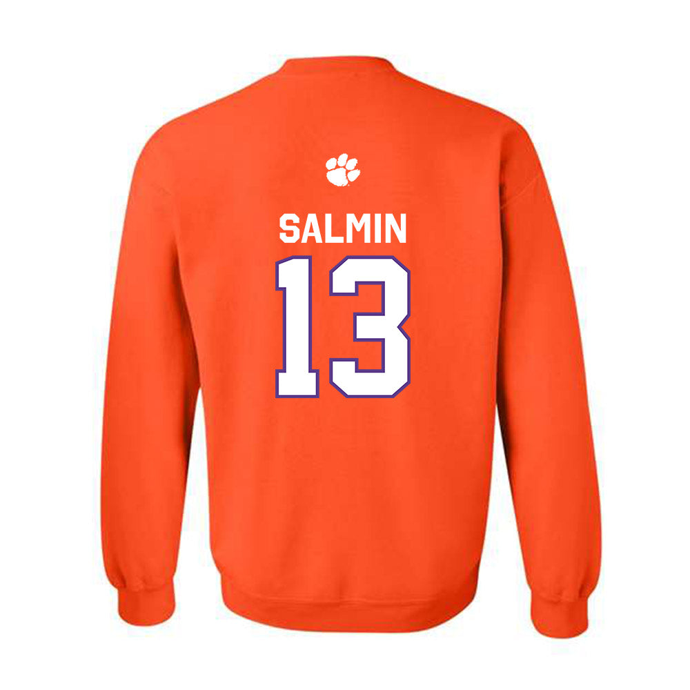Clemson - NCAA Football : Connor Salmin - Classic Shersey Crewneck Sweatshirt-1