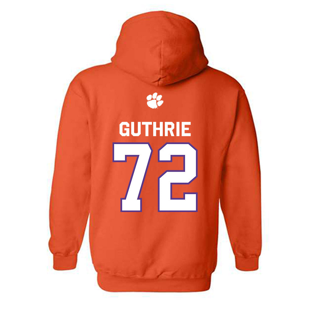 Clemson - NCAA Football : Adam Guthrie - Classic Shersey Hooded Sweatshirt-1