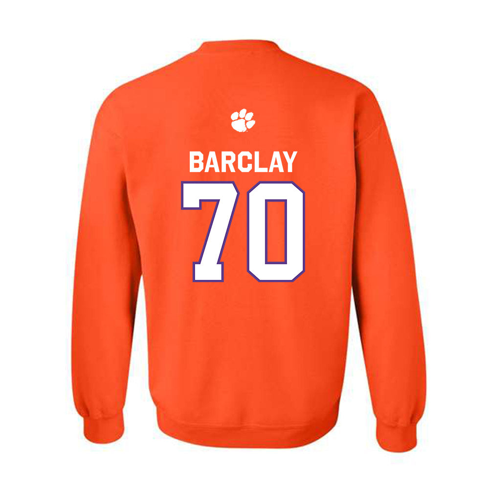 Clemson - NCAA Football : Chancellor Barclay - Classic Shersey Crewneck Sweatshirt-1