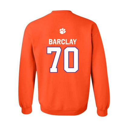 Clemson - NCAA Football : Chancellor Barclay - Classic Shersey Crewneck Sweatshirt-1