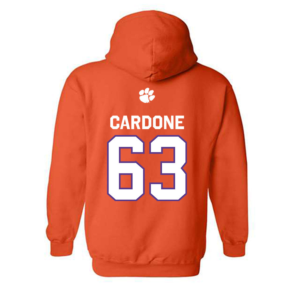 Clemson - NCAA Football : Dominic Cardone - Classic Shersey Hooded Sweatshirt-1