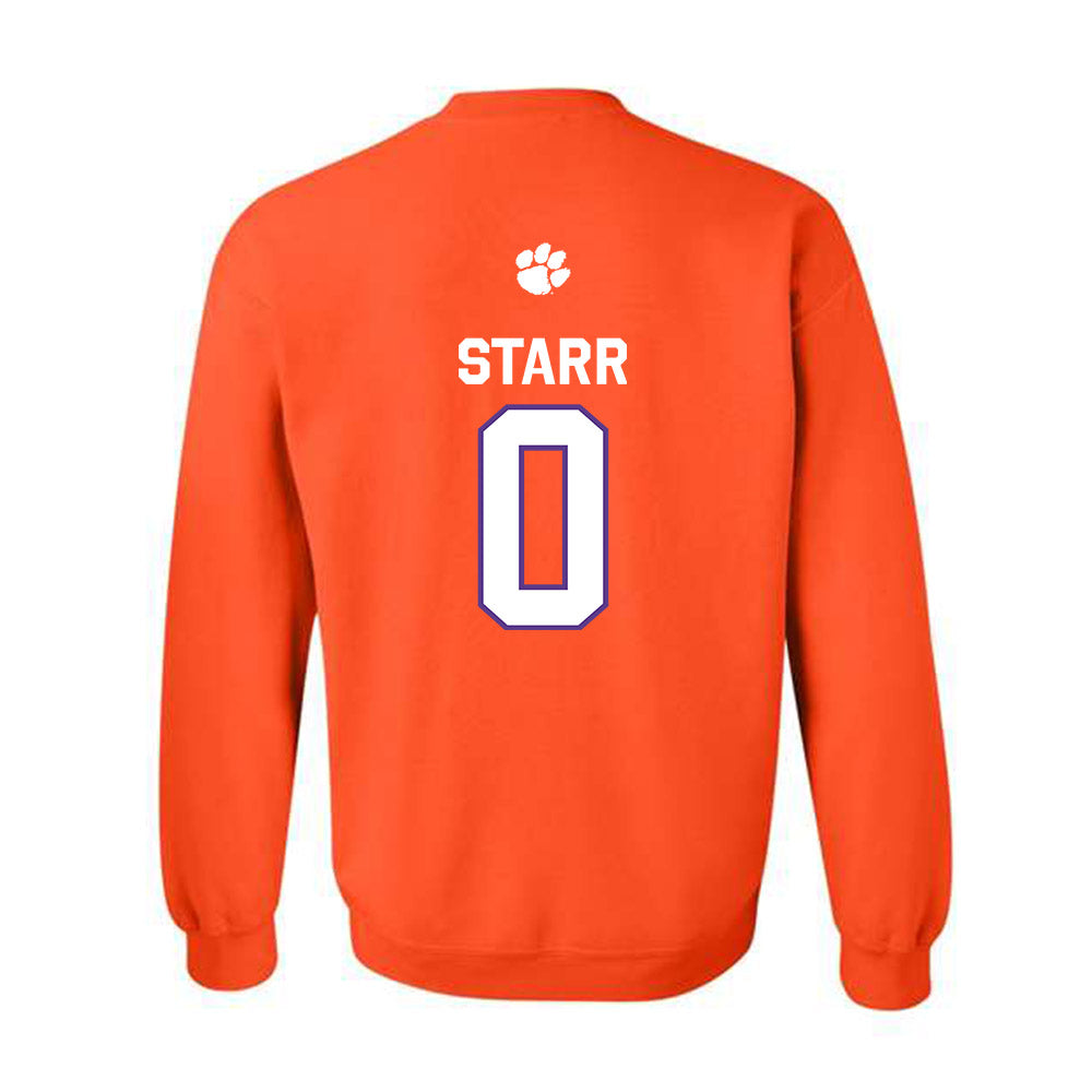 Clemson - NCAA Football : Donovan Starr - Classic Shersey Crewneck Sweatshirt-1