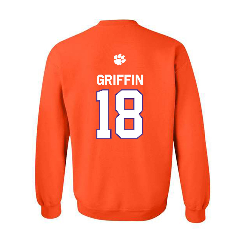 Clemson - NCAA Football : Kylon Griffin - Classic Shersey Crewneck Sweatshirt-1