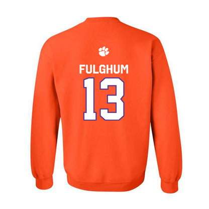 Clemson - NCAA Football : Parker Fulghum - Classic Shersey Crewneck Sweatshirt-1
