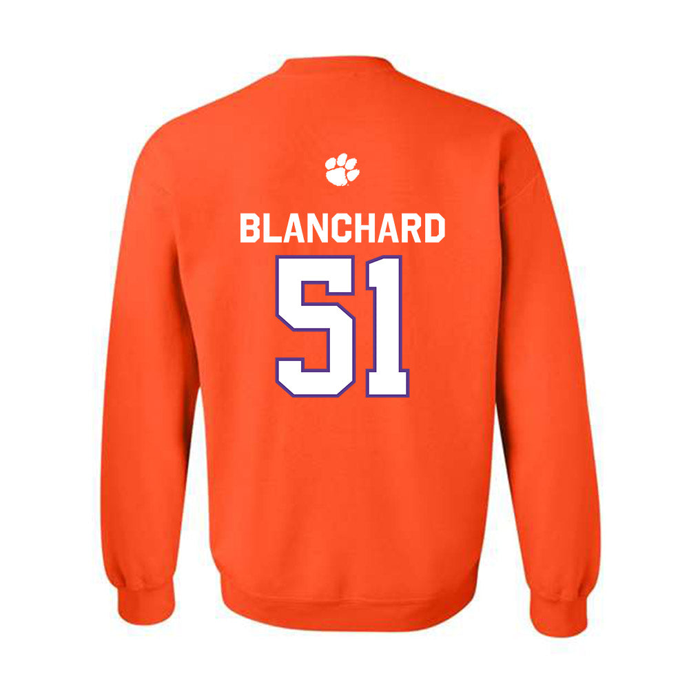 Clemson - NCAA Football : Gavin Blanchard - Classic Shersey Crewneck Sweatshirt-1