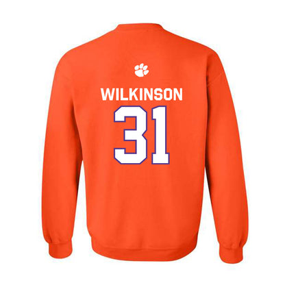 Clemson - NCAA Football : Joe Wilkinson - Classic Shersey Crewneck Sweatshirt-1