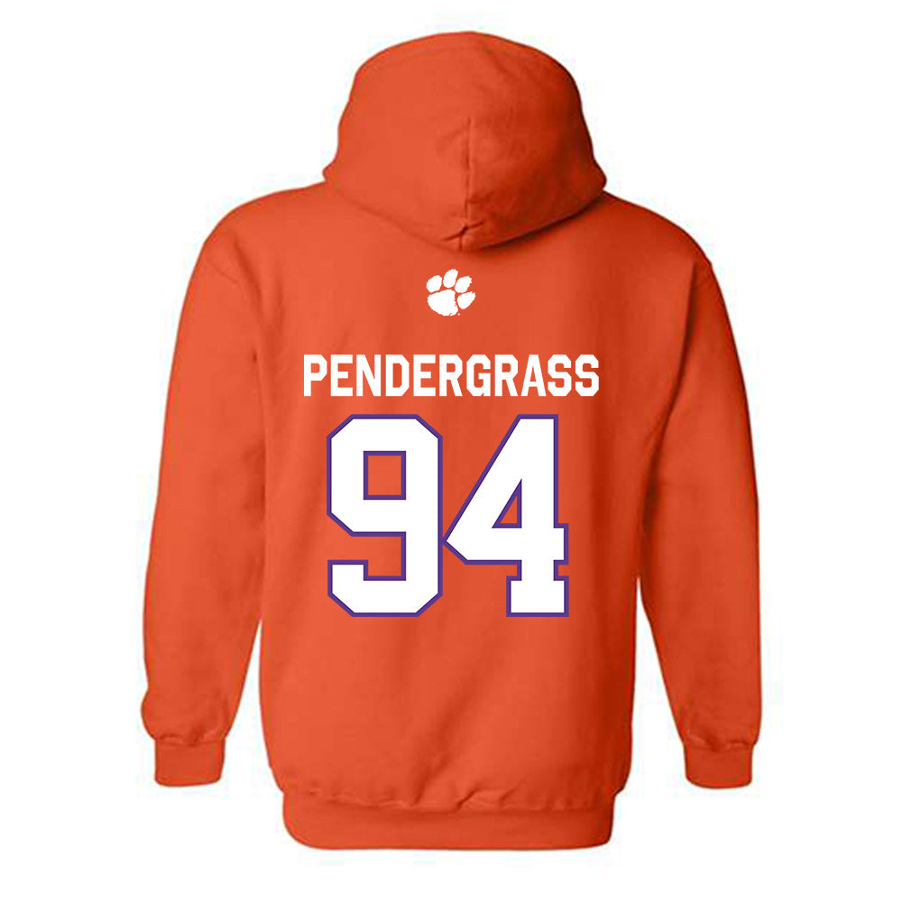 Clemson - NCAA Football : Chapman Pendergrass - Classic Shersey Hooded Sweatshirt-1
