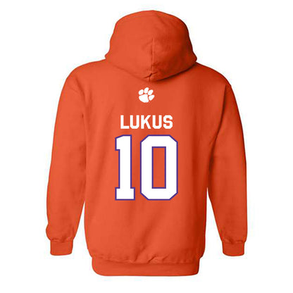 Clemson - NCAA Football : Jeadyn Lukus - Classic Shersey Hooded Sweatshirt-1