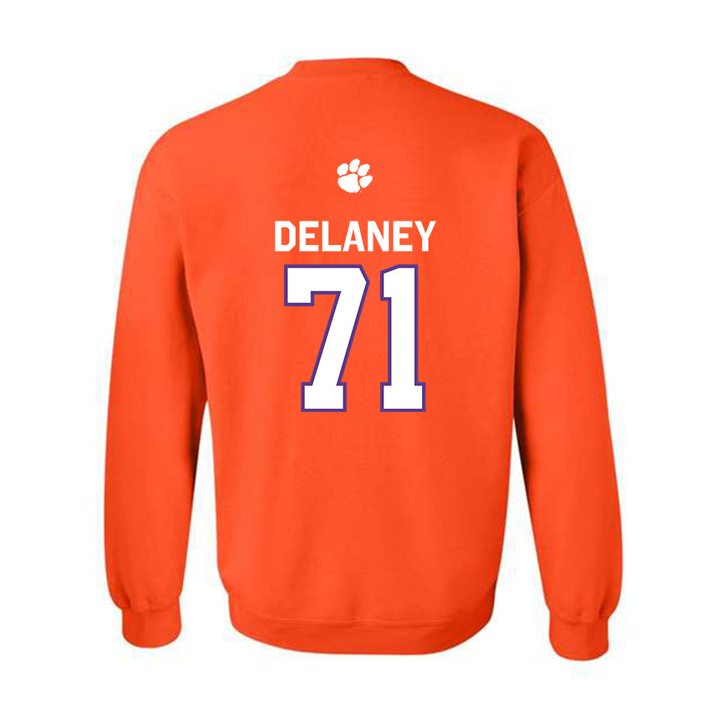 Clemson - NCAA Football : Leo Delaney - Classic Shersey Crewneck Sweatshirt-1