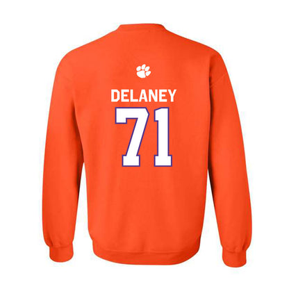 Clemson - NCAA Football : Leo Delaney - Classic Shersey Crewneck Sweatshirt-1