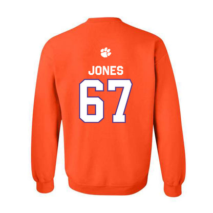 Clemson - NCAA Football : Carlito Jones - Classic Shersey Crewneck Sweatshirt-1