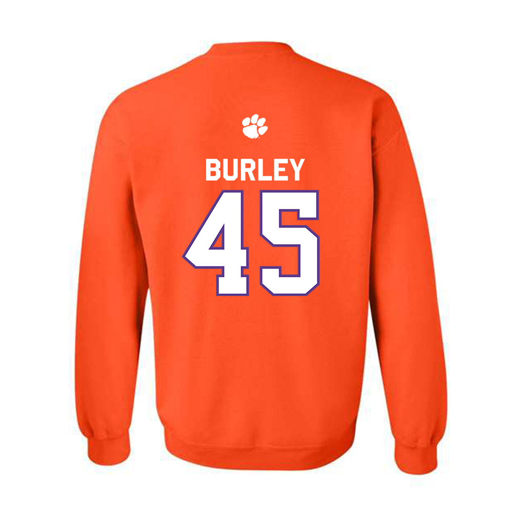 Clemson - NCAA Football : Vic Burley - Classic Shersey Crewneck Sweatshirt-1