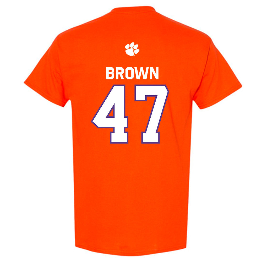 Clemson - NCAA Football : Sammy Brown - Classic Shersey T-Shirt-1