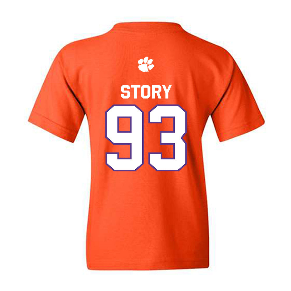 Clemson - NCAA Football : Caden Story - Classic Shersey Youth T-Shirt-1