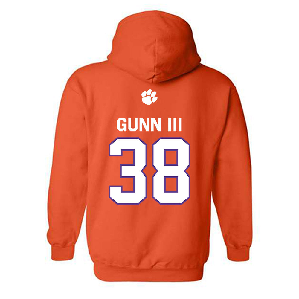 Clemson - NCAA Football : Robert Gunn III - Classic Shersey Hooded Sweatshirt-1