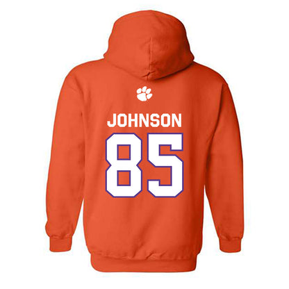 Clemson - NCAA Football : Charlie Johnson - Classic Shersey Hooded Sweatshirt-1