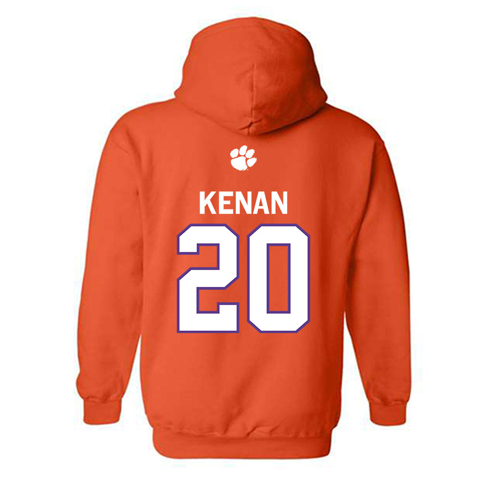Clemson - NCAA Football : Jakarrion Kenan - Classic Shersey Hooded Sweatshirt-1