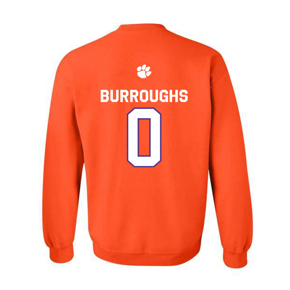 Clemson - NCAA Football : Naeem Burroughs - Classic Shersey Crewneck Sweatshirt-1