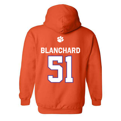 Clemson - NCAA Football : Gavin Blanchard - Classic Shersey Hooded Sweatshirt-1