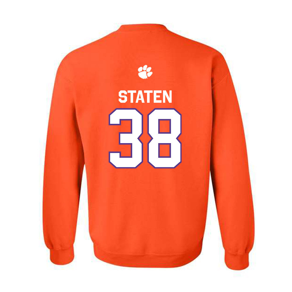 Clemson - NCAA Football : Dominic Staten - Classic Shersey Crewneck Sweatshirt-1