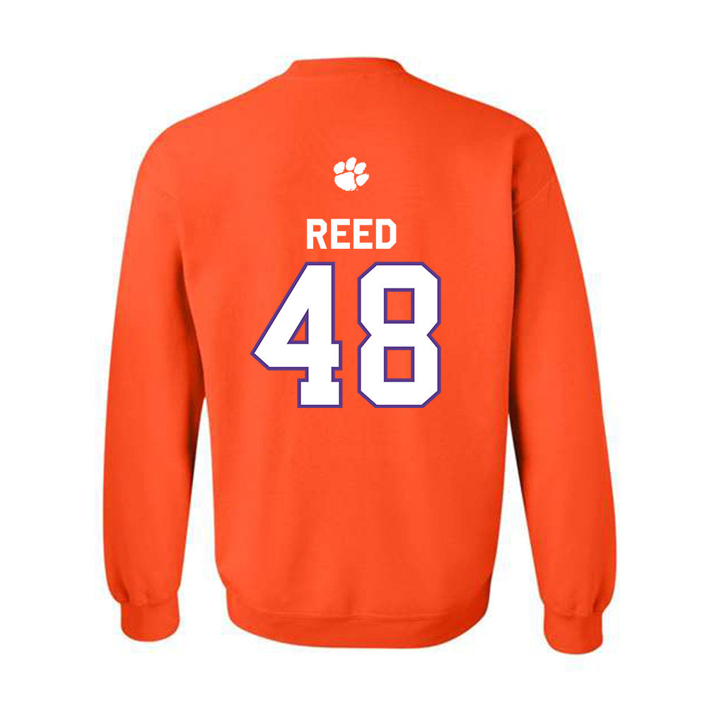 Clemson - NCAA Football : Charlie Reed - Classic Shersey Crewneck Sweatshirt-1