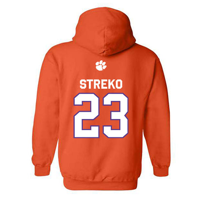 Clemson - NCAA Football : Peyton Streko - Classic Shersey Hooded Sweatshirt-1
