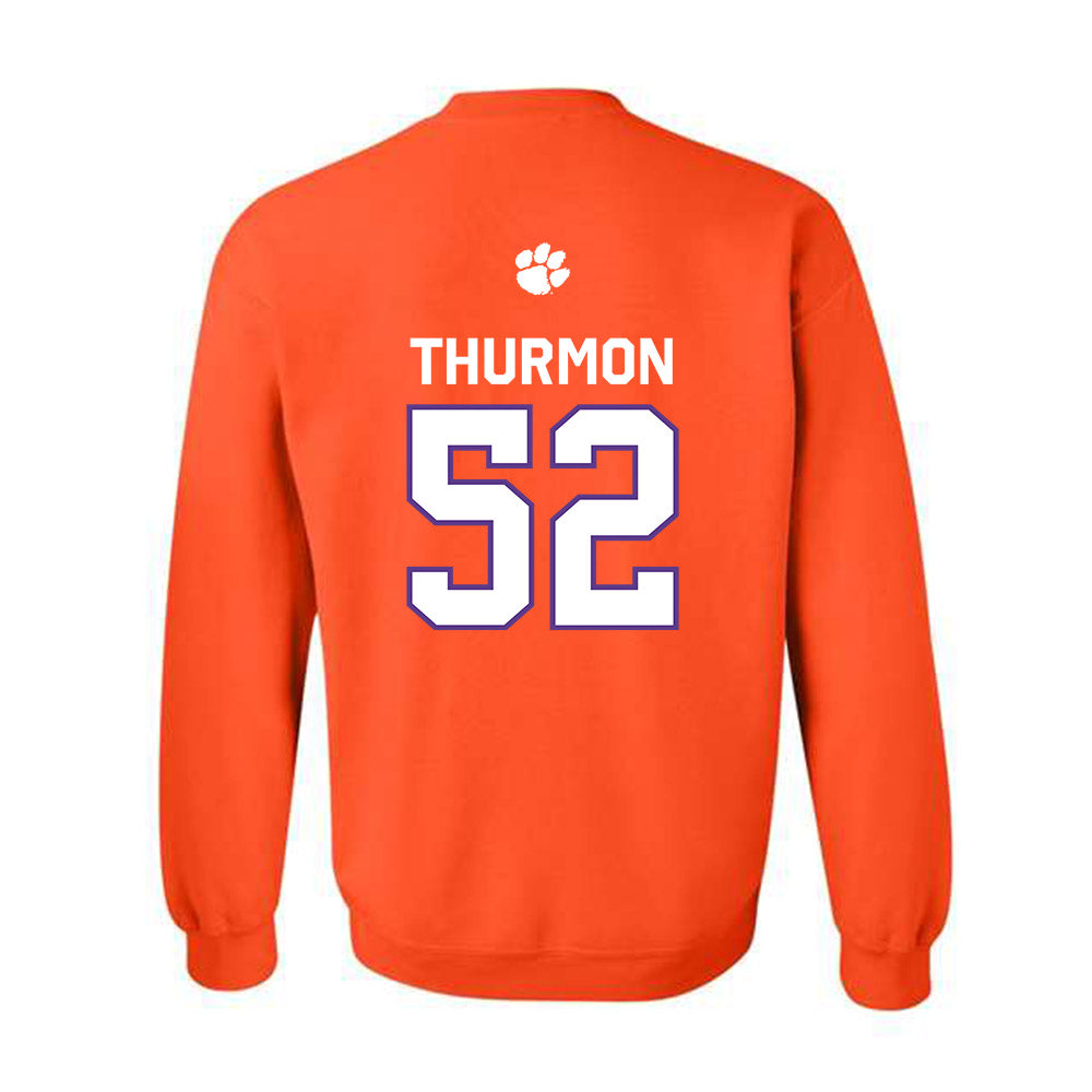 Clemson - NCAA Football : Elyjah Thurmon - Classic Shersey Crewneck Sweatshirt-1
