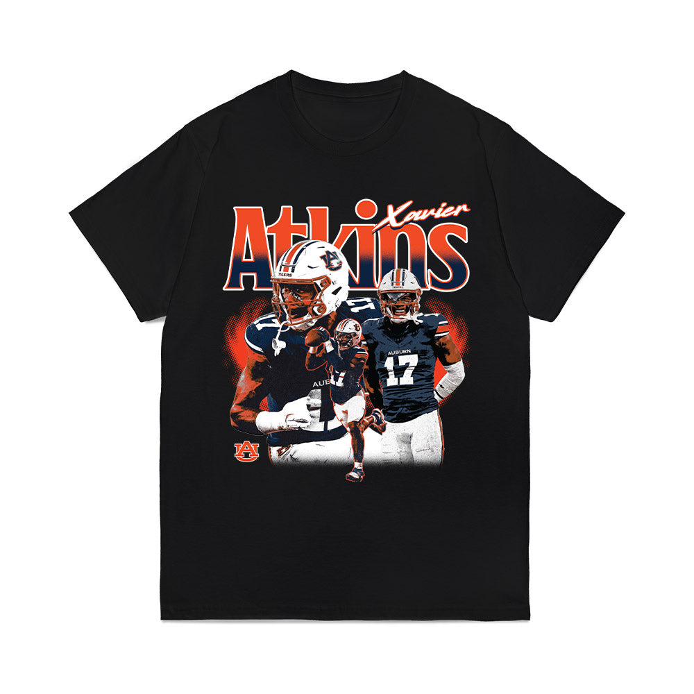 Auburn - NCAA Football : Xavier Atkins - Collage Comfort Colors T-Shirt-0
