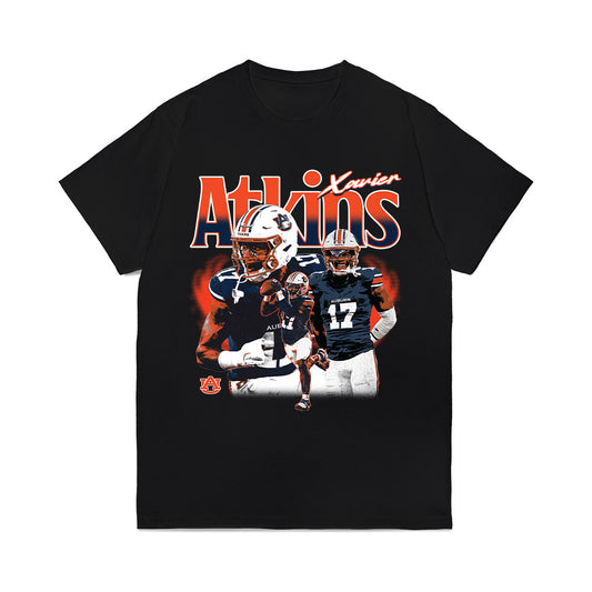 Auburn - NCAA Football : Xavier Atkins - Collage Comfort Colors T-Shirt-0