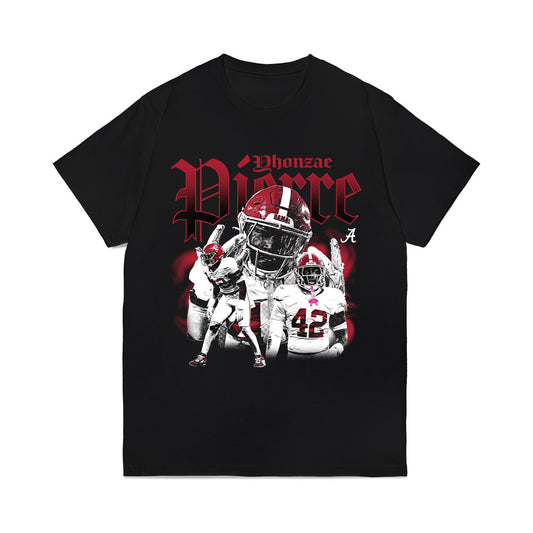 Alabama - NCAA Football : Yhonzae Pierre - Collage Comfort Colors T-Shirt-0