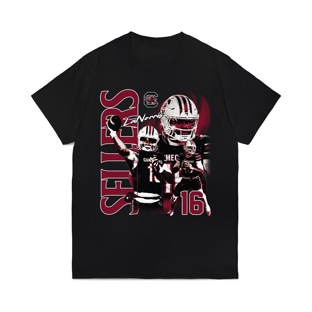 South Carolina - NCAA Football : LaNorris Sellers - Collage Comfort Colors T-Shirt-0