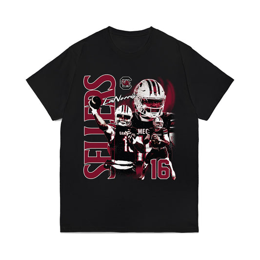 South Carolina - NCAA Football : LaNorris Sellers - Collage Comfort Colors T-Shirt-0