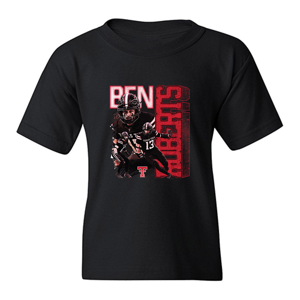 Texas Tech - NCAA Football : Ben Roberts - Collage Youth T-Shirt-0