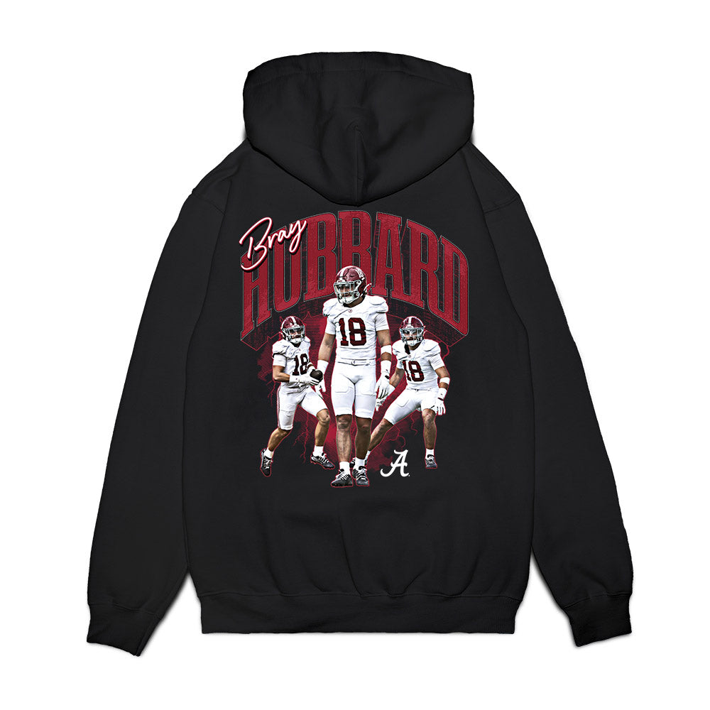 Alabama - NCAA Football : Bray Hubbard - Collage Premium Hooded Sweatshirt-1