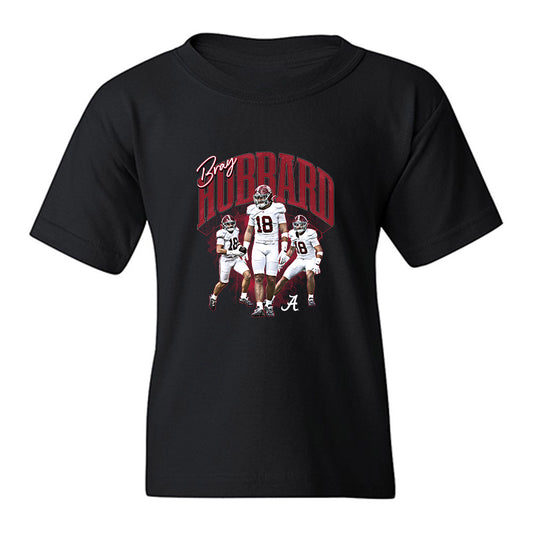 Alabama - NCAA Football : Bray Hubbard - Collage Youth T-Shirt-0