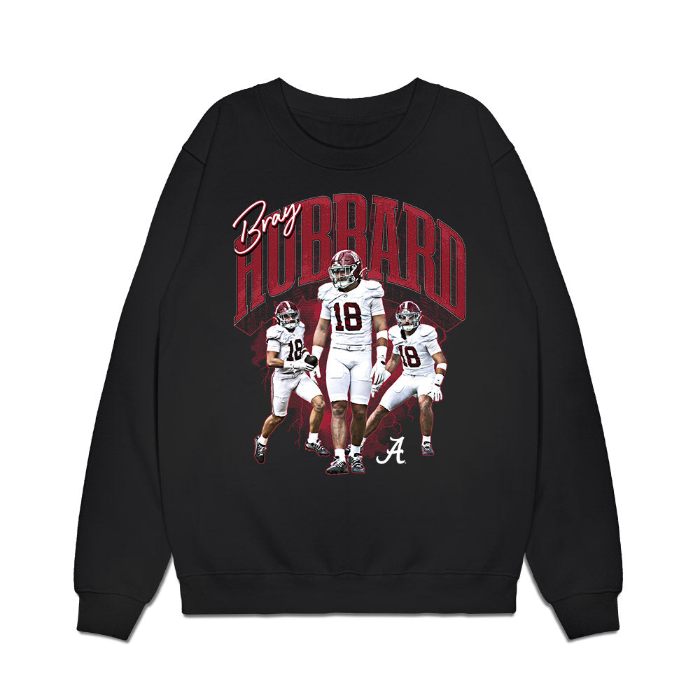 Alabama - NCAA Football : Bray Hubbard - Collage Premium Crewneck Sweatshirt-0