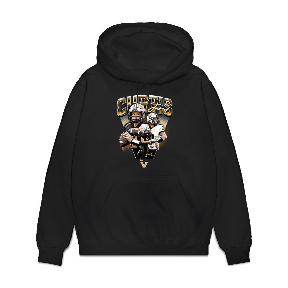 Vanderbilt - NCAA Football : Jared Curtis - Collage Premium Hooded Sweatshirt-0